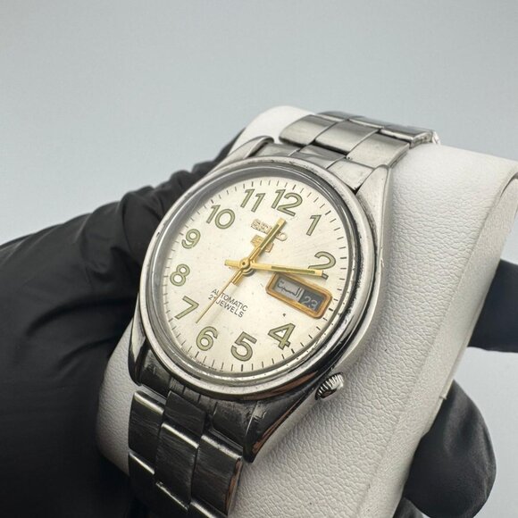 Seiko 5 Automatic 21 Jewels - Vintage Wrist Watch - Made in Japan - Picture 4 of 7
